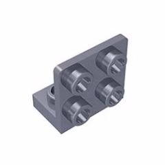 GOBRICKS GDS-642 Bracket 1 x 2 - 2 x 2 Inverted - YWOBB