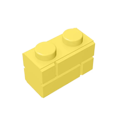 GOBRICKS GDS-631 Modified 1 x 2 with Masonry Profile - YWOBB
