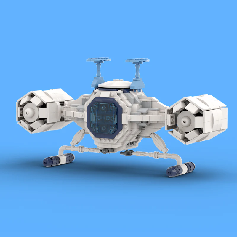MOC C9293 Space commandos, Captain Iron (small auxiliary shuttle) - YWOBB