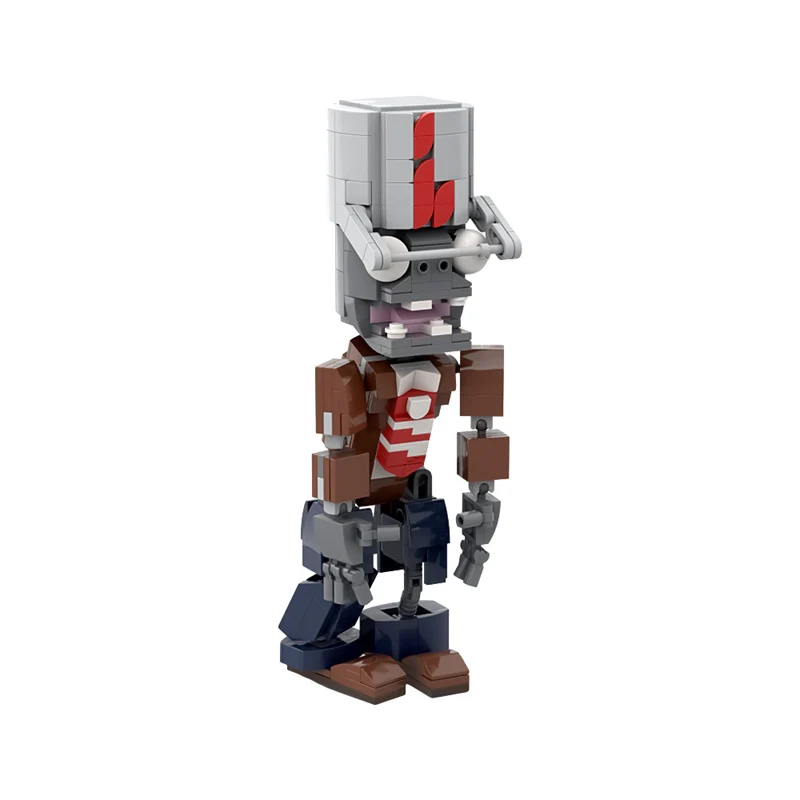 GOBRICKS MOC 156366 PVZ 2 Buckethead zombie - YWOBB