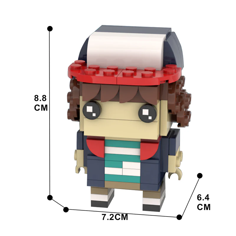 GOBRICKS MOC 26711 Stranger Things Brickheadz - YWOBB