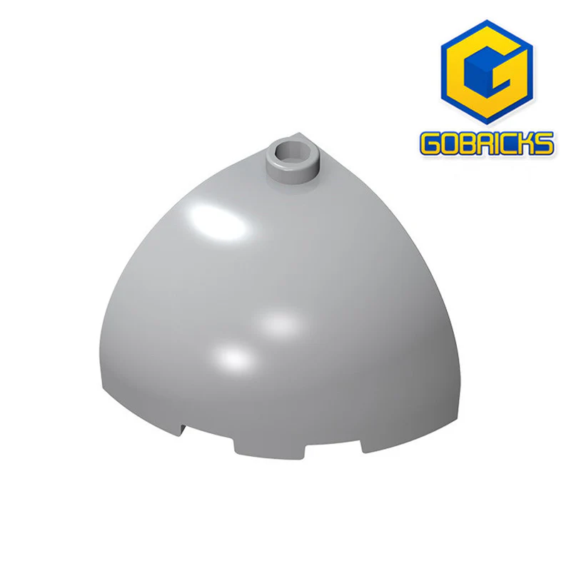 GOBRICKS GDS-1078 Round Corner 3 x 3 x 2 Dome Top - YWOBB