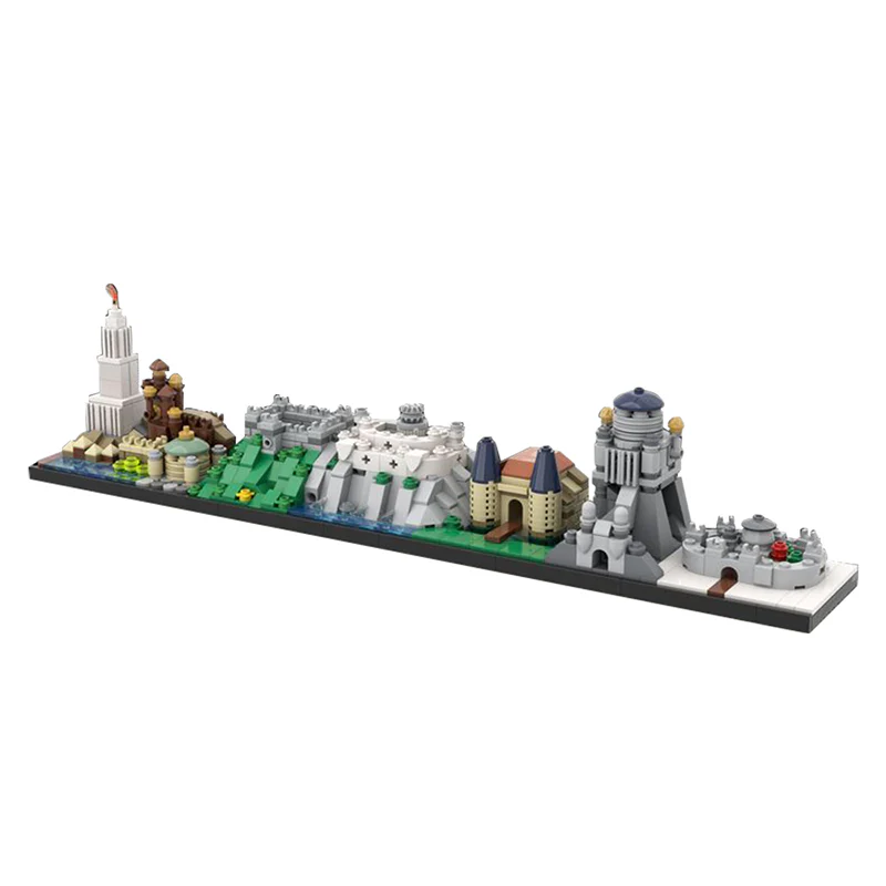 GOBRICKS MOC 29080 Game of Thrones - Westeros Skyline - YWOBB