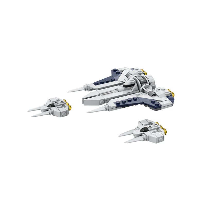 GOBRICKS MOC 146080 Mandalorian Fleet & Interceptors - YWOBB