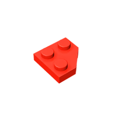 GOBRICKS GDS-1503 Plate 2 x 2 Cut Corner - YWOBB