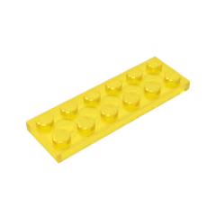 GOBRICKS GDS-512 Plate 2 x 6 - YWOBB