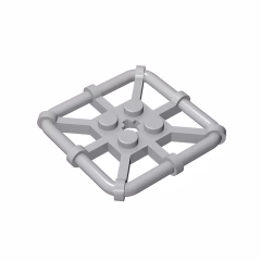 GOBRICKS GDS-1133 Modified 2 x 2 with Bar Frame Square - YWOBB