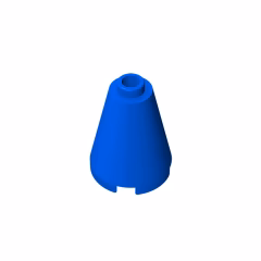GOBRICKS GDS-746 Cone 2 x 2 x 2 - Open Stud - YWOBB