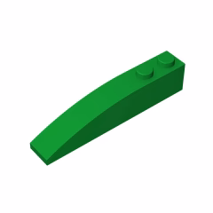 GOBRICKS GDS-655  Curved 6 x 1 - YWOBB