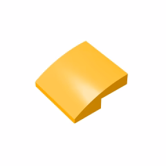 GOBRICKS GDS-1270 Curved 2 x 2 Inverted - YWOBB
