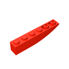 GOBRICKS GDS-739 Curved 6 x 1 Inverted - YWOBB