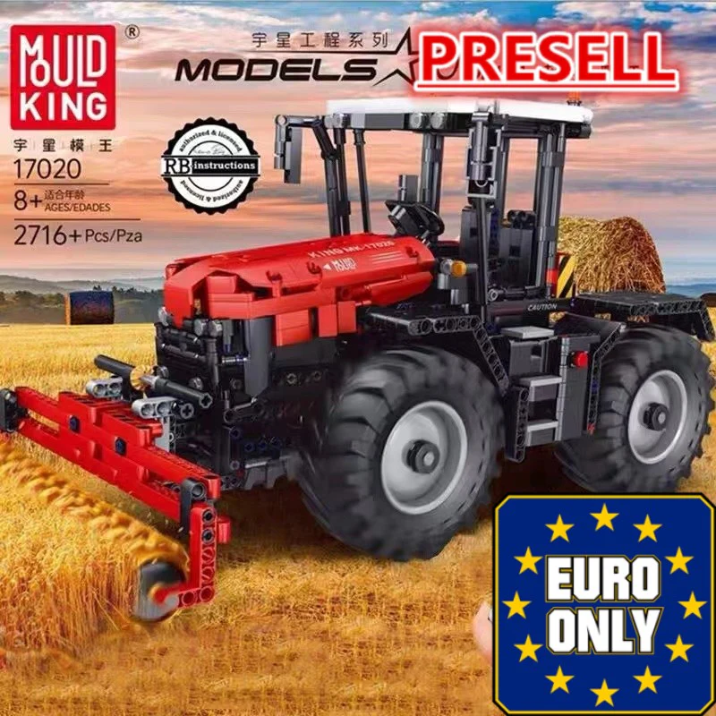 Mould King 17020 RC Tractor Fastrac 4000er series OVP EU Warehouse Version - YWOBB
