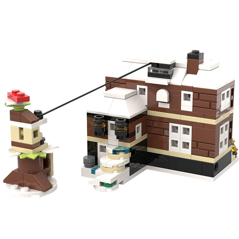 GOBRICKS MOC 125387 Mini 21330 Home Alone House - YWOBB