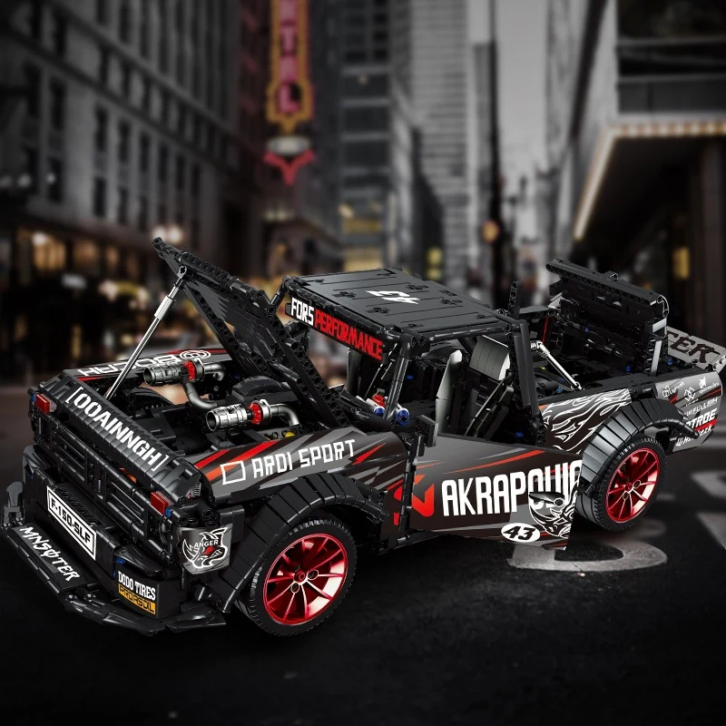 QIZHILE 23016 Ford Raptor F150 Mustang Pickup Truck - YWOBB