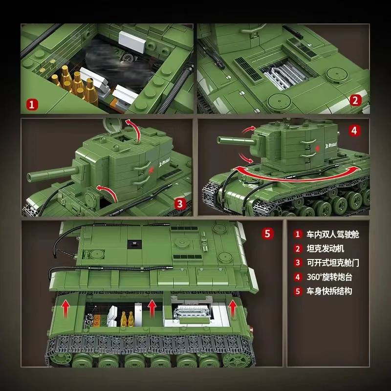 Quan Guan 100239 KV-2 Heavy Tank - YWOBB