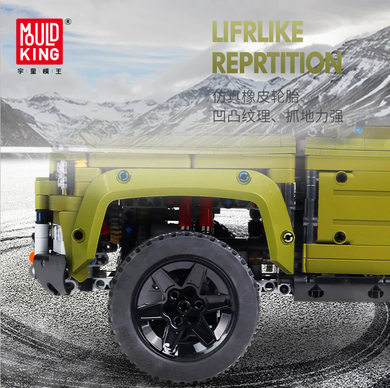 Mould King 13175 1:8 Lands Rovers Defender - YWOBB