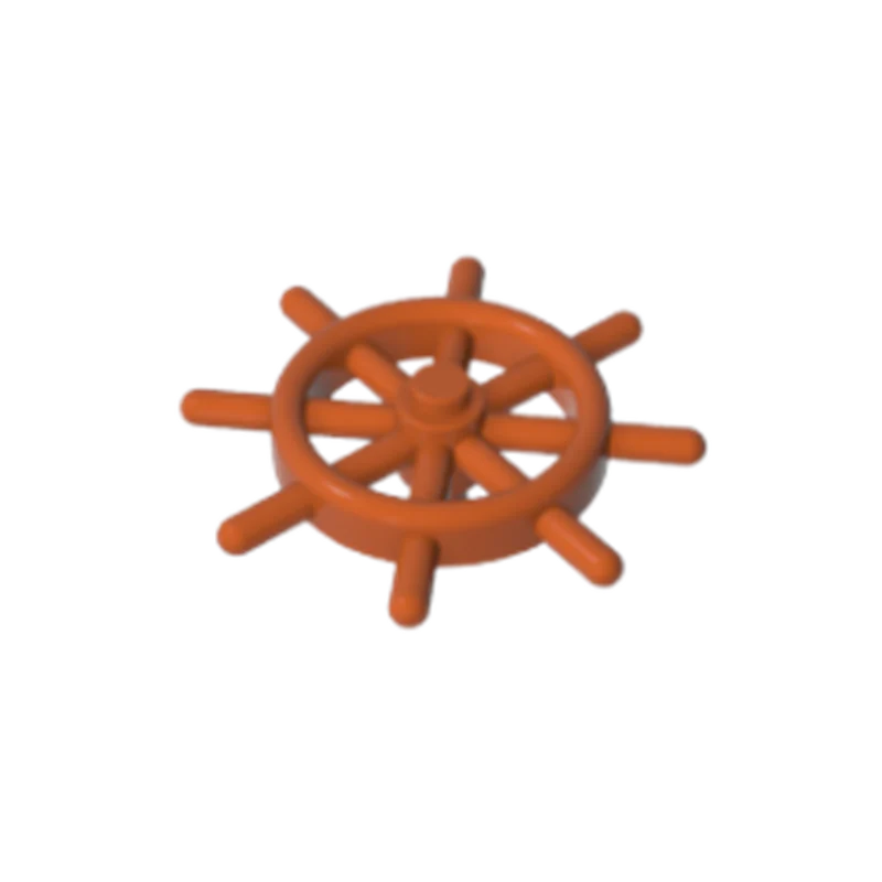 GOBRICKS GDS-90008  Boat Ship's Wheel with Slotted Pin - YWOBB