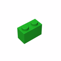 GOBRICKS GDS-532 Brick 1 x 2 - YWOBB