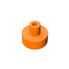 GOBRICKS GDS-1291 Round 1 x 1 with Bar and Pin Holder - YWOBB