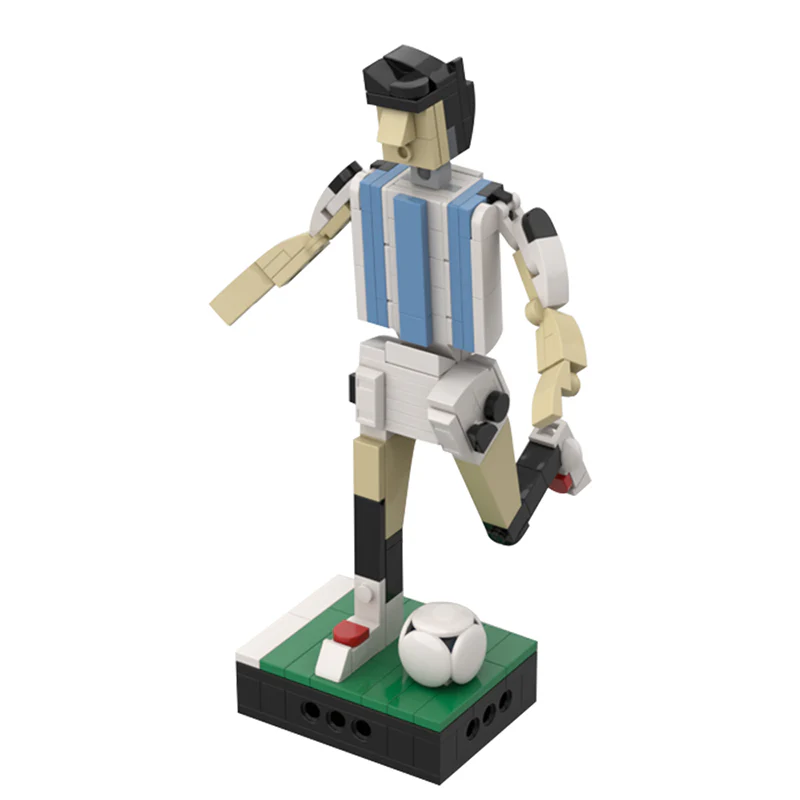 GOBRICKS MOC 130032 Argentina soccer team player - YWOBB