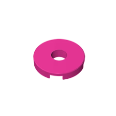 GOBRICKS GDS-965 Round 2 x 2 with Hole - YWOBB