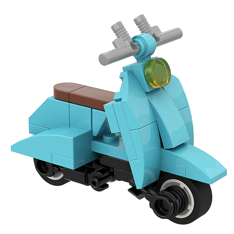 GOBRICKS MOC A0163Y01 05 Fresh Motorcycle Sheep - YWOBB