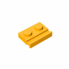 GOBRICKS GDS-806  Modified 1 x 2 with Door Rail - YWOBB