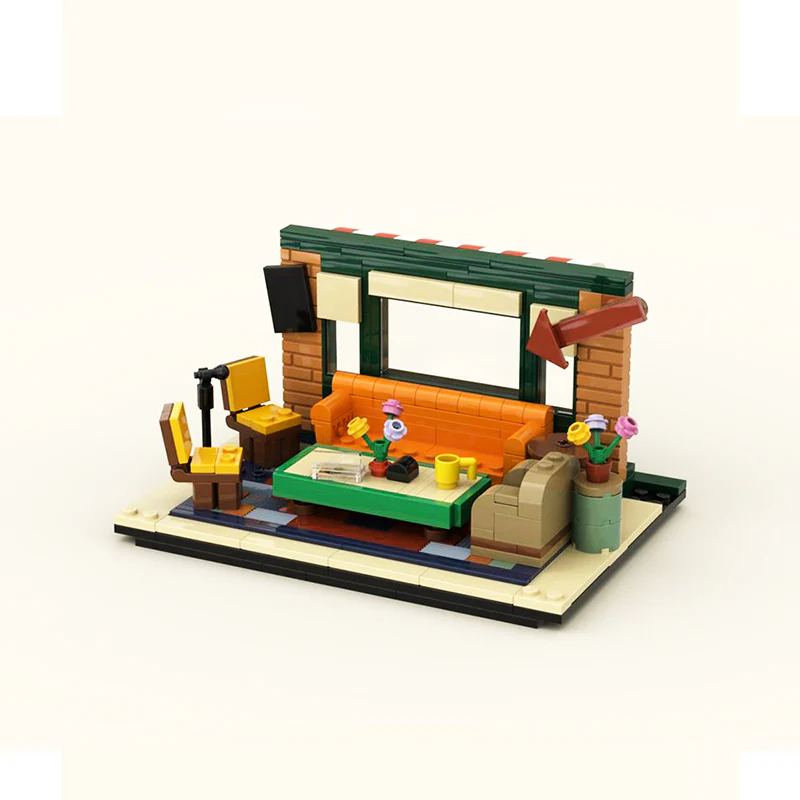GOBRICKS MOC 138270 FRIENDS - Smaller display - YWOBB