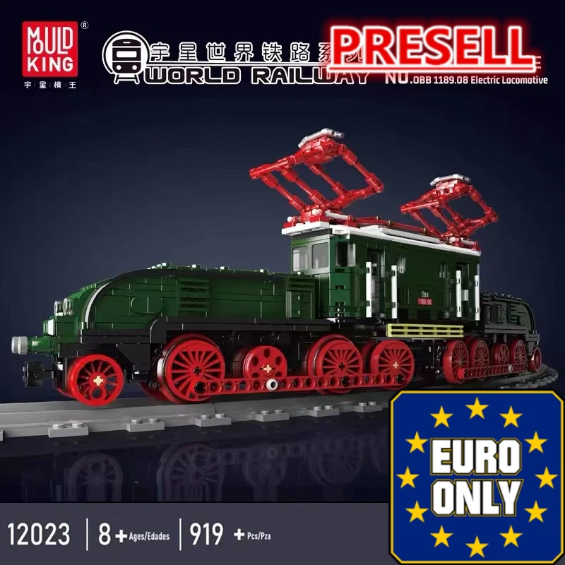Mould King 12023 RC World Railway OBB 1189.08 Electric Locomotive OVP EU Warehouse Version - YWOBB