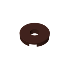 GOBRICKS GDS-965 Round 2 x 2 with Hole - YWOBB