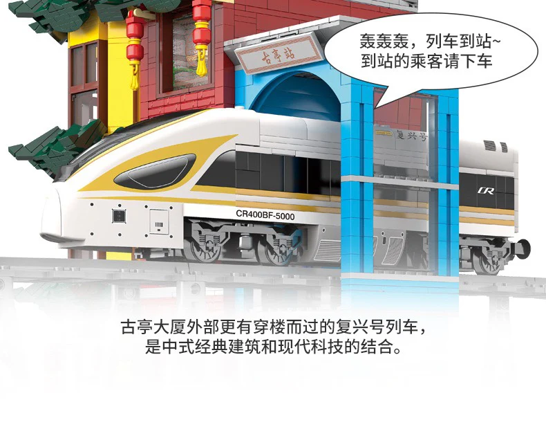 KAZI KY10008 Train Station with lights - YWOBB