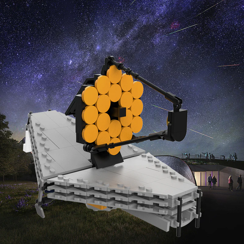 GOBRICKS MOC 65668 JWST James Webb Space Telescope 1:110 Scale - YWOBB