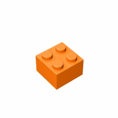 GOBRICKS GDS-540 Brick 2 x 2 - YWOBB