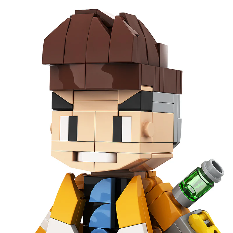 GOBRICKS MOC A0524 cyberpunk david - YWOBB