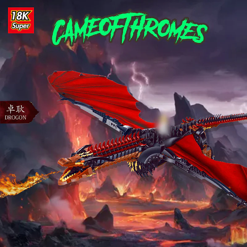 18K K89  the Game of Thrones Dragons - YWOBB
