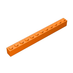 GOBRICKS GDS-538 Brick 1 x 12 - YWOBB