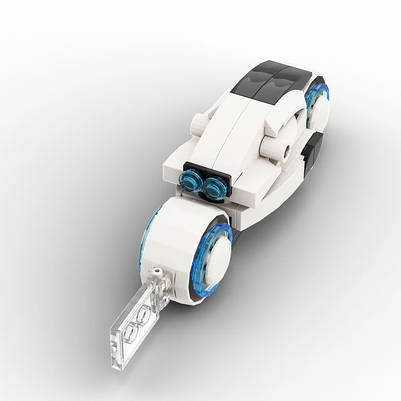 GOBRICKS MOC A0579Y03 Tron - White - YWOBB