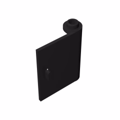 GOBRICKS GDS-1221 Door 1 x 3 x 3 Right - Open Between Top and Bottom Hinge - YWOBB