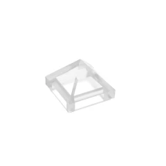 GOBRICKS GDS-837 Slope 45 1 x 1 x 2/3 Quadruple Convex Pyramid - YWOBB