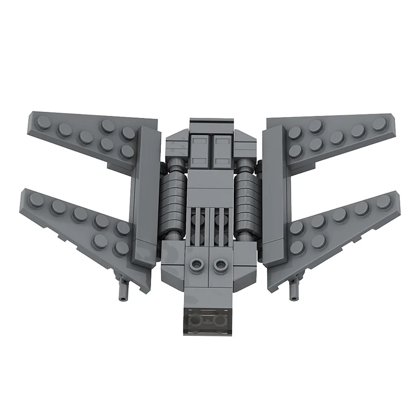 GOBRICKS MOC A0760 Zeta-class Heavy Cargo Shuttle Micro Scale - YWOBB