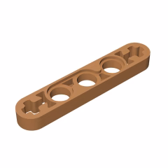 GOBRICKS GDS-691 Liftarm Thin 1 x 5 - Axle Holes - YWOBB
