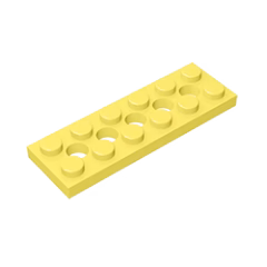 GOBRICKS GDS-698  Plate 2 x 6 with 5 Holes - YWOBB