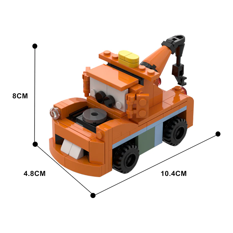 GOBRICKS MOC 139999 Mater (Cars) - YWOBB