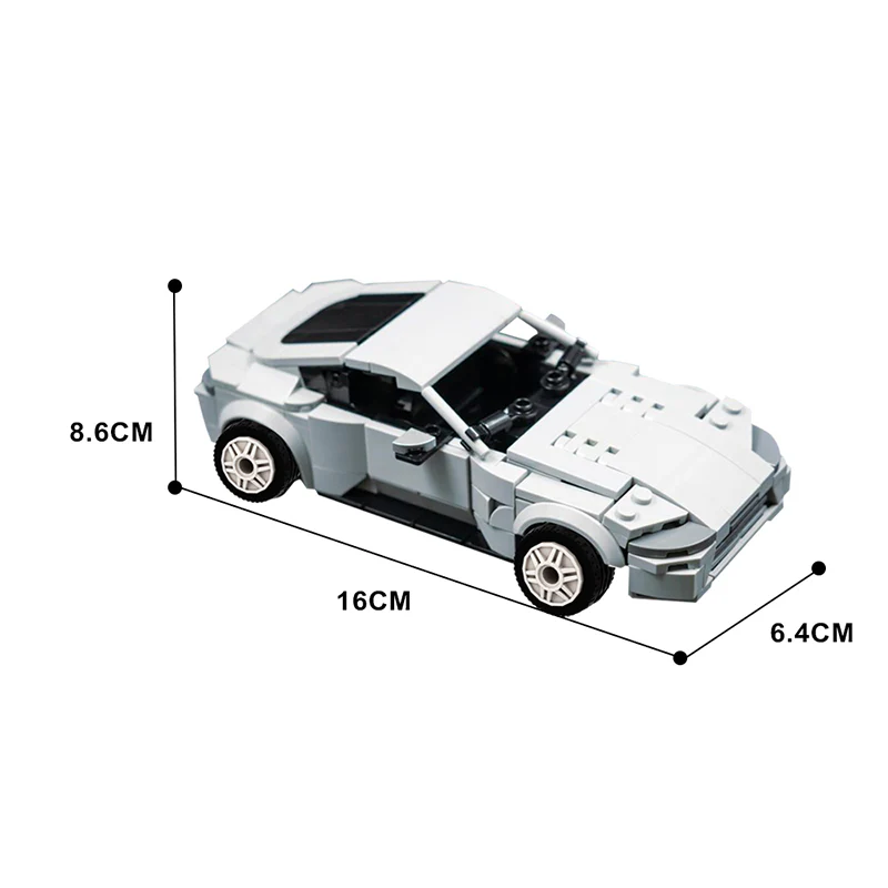 GOBRICKS MOC 139940 Aston Martin DB10 - YWOBB