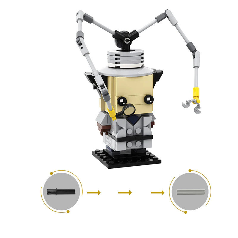 GOBRICKS MOC 35886 Inspector Gadgett - YWOBB