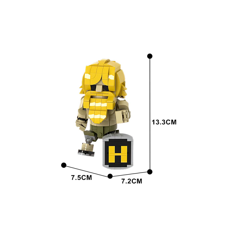 GOBRICKS MOC 185391 METAL SLUG-OLD MAN - YWOBB