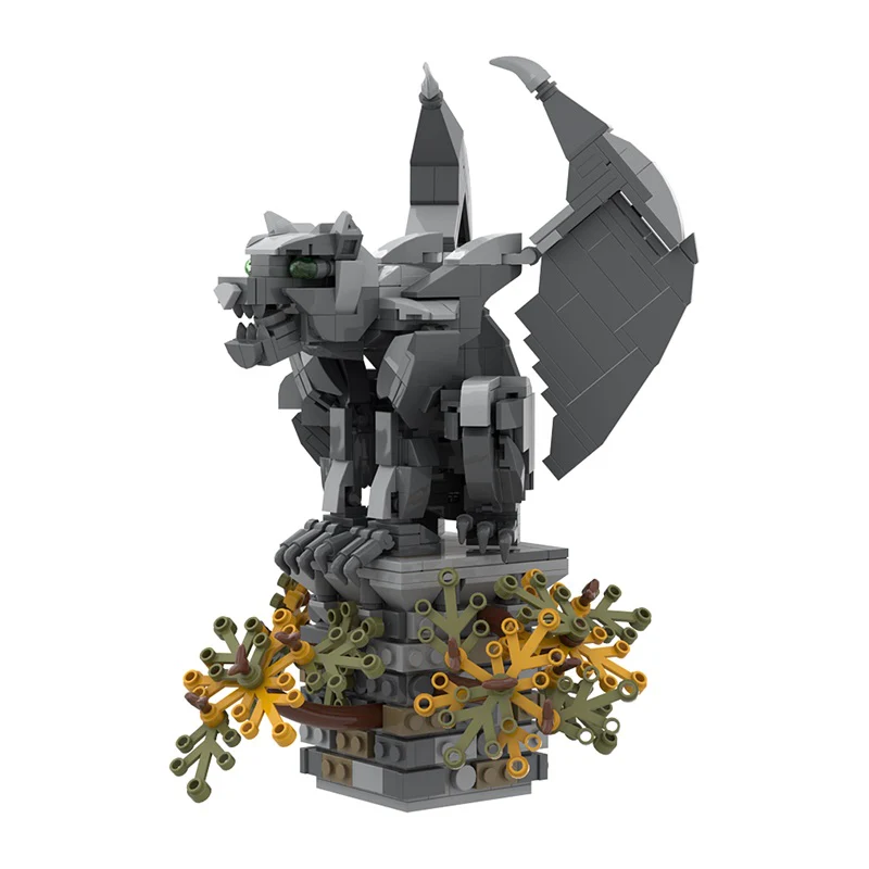 GOBRICKS MOC A1090 Mythical Creatures V: Gargoyle - YWOBB
