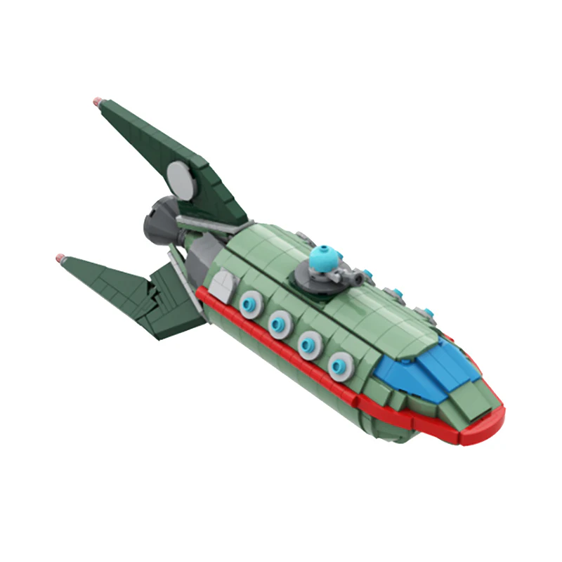 GOBRICKS MOC 82707 Planet Express Ship - YWOBB