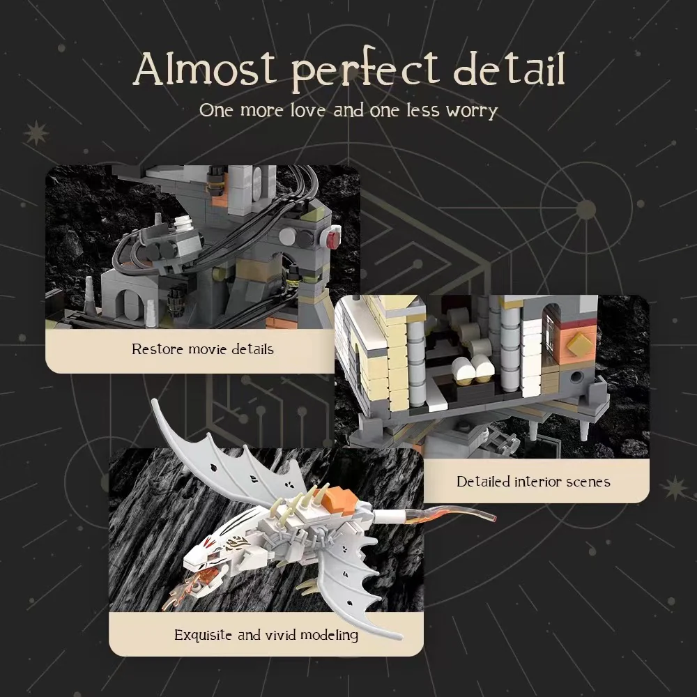 Small Angle JD026 Mini Academy Magic Ghost Castle - YWOBB