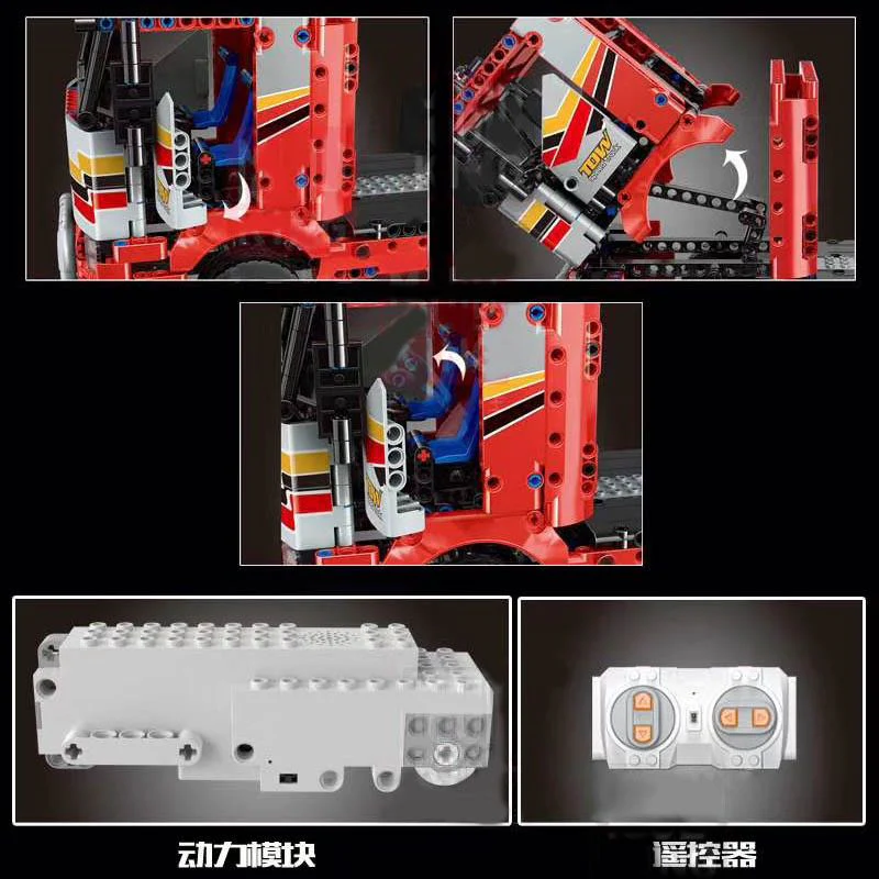 Mould King 15003 Transport Truck - YWOBB
